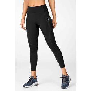 Fabletics Anywhere Motion365® High-Waisted Moto 7/8 Legging Black Size Small